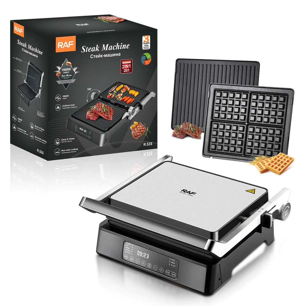 RAF Steak Machine electric grill and waffle maker
