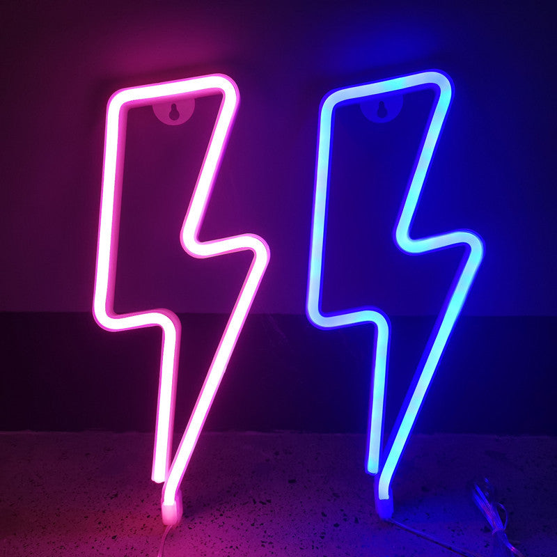 XIYUNTE Neon Lightning bolt sign