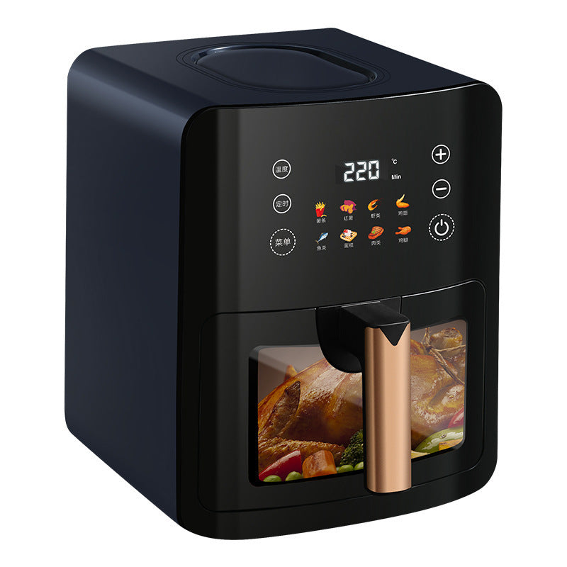 Large-capacity visible air fryer