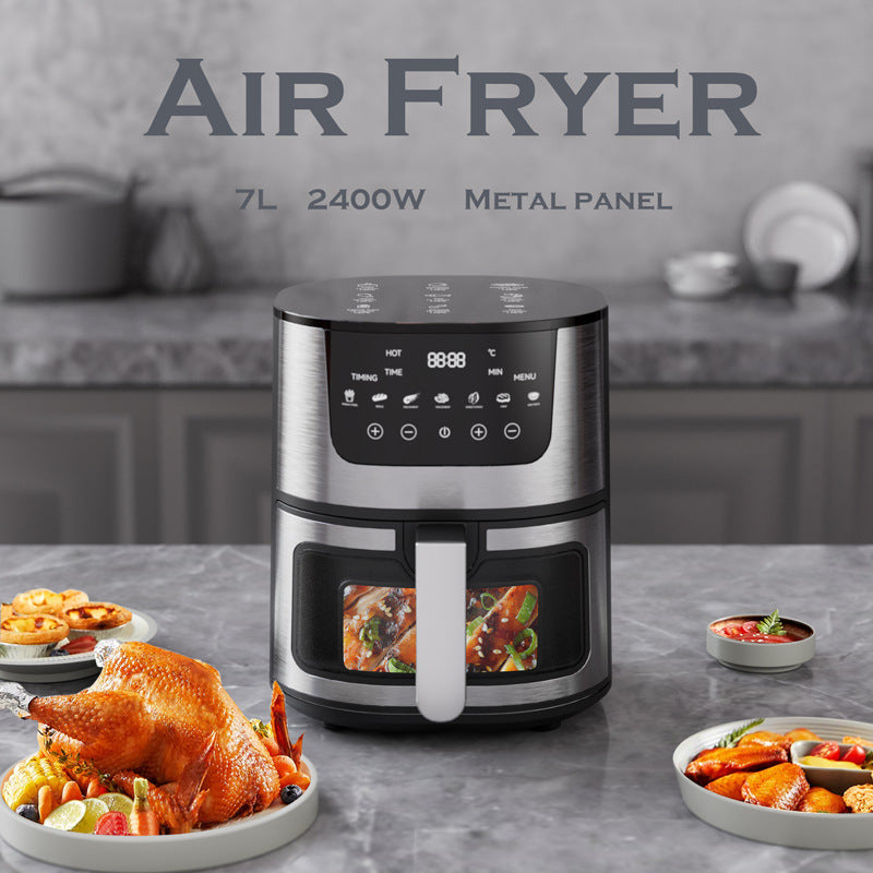 Large-capacity visible air fryer