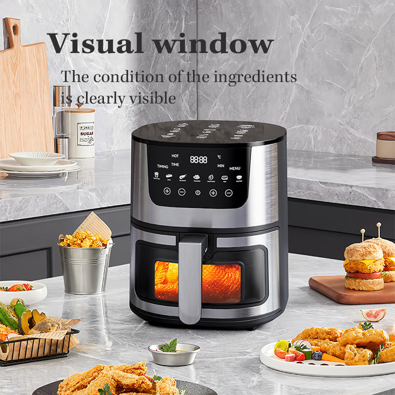Large-capacity visible air fryer