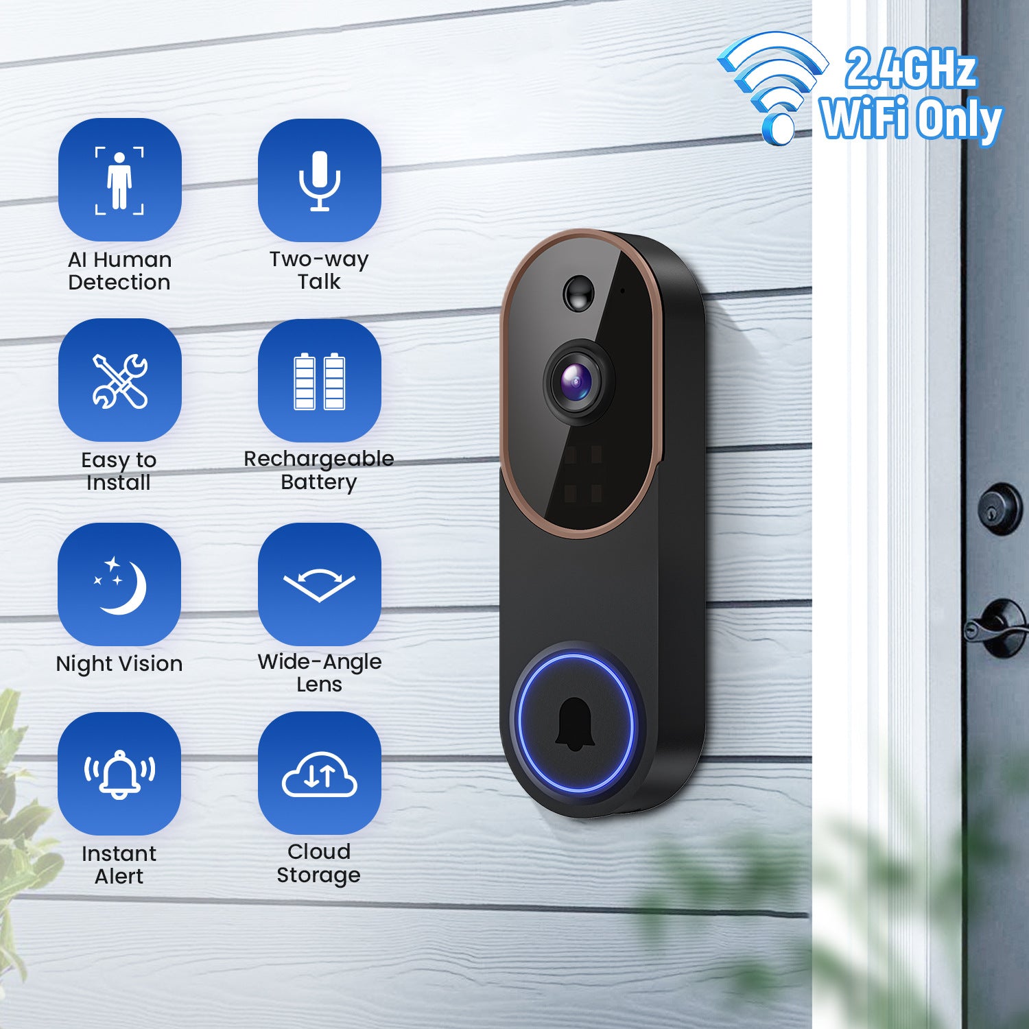 1080P Wireless Video Doorbell Camera