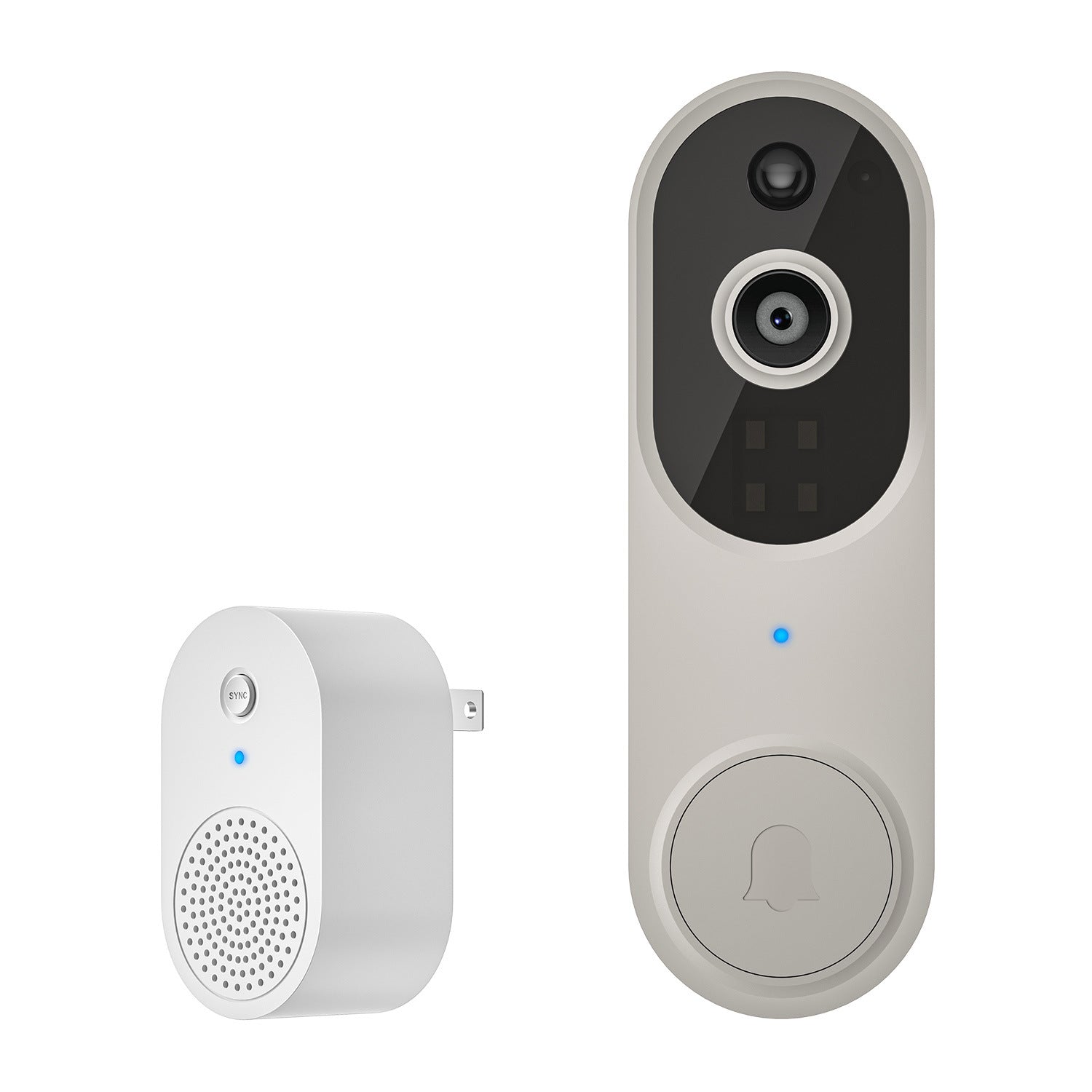 SHARKPOP 1080p Video Doorbell Camera
