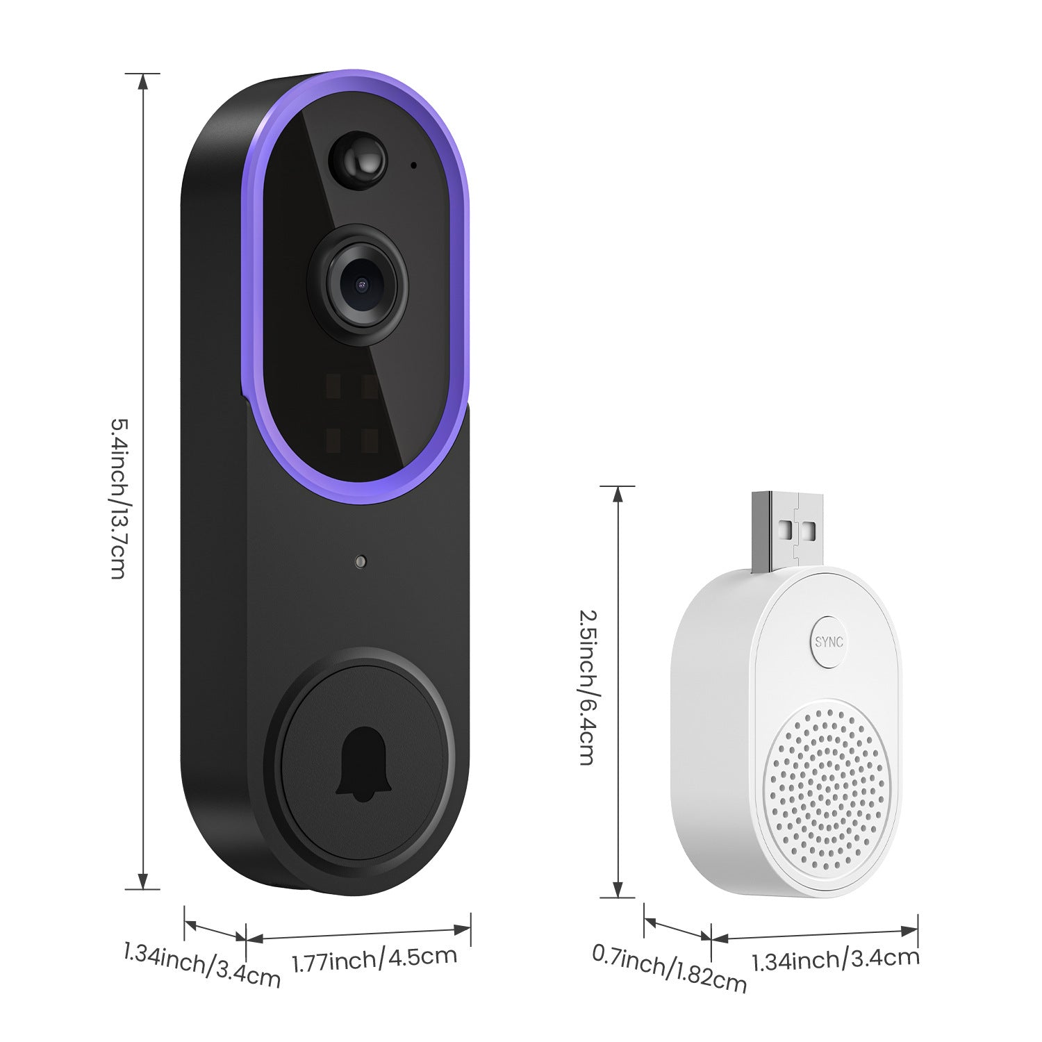 1080P Wireless Video Doorbell Camera