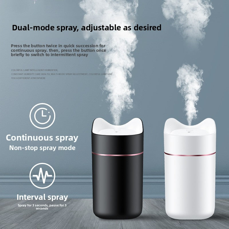 Portable USB Humidifier with Mood Light