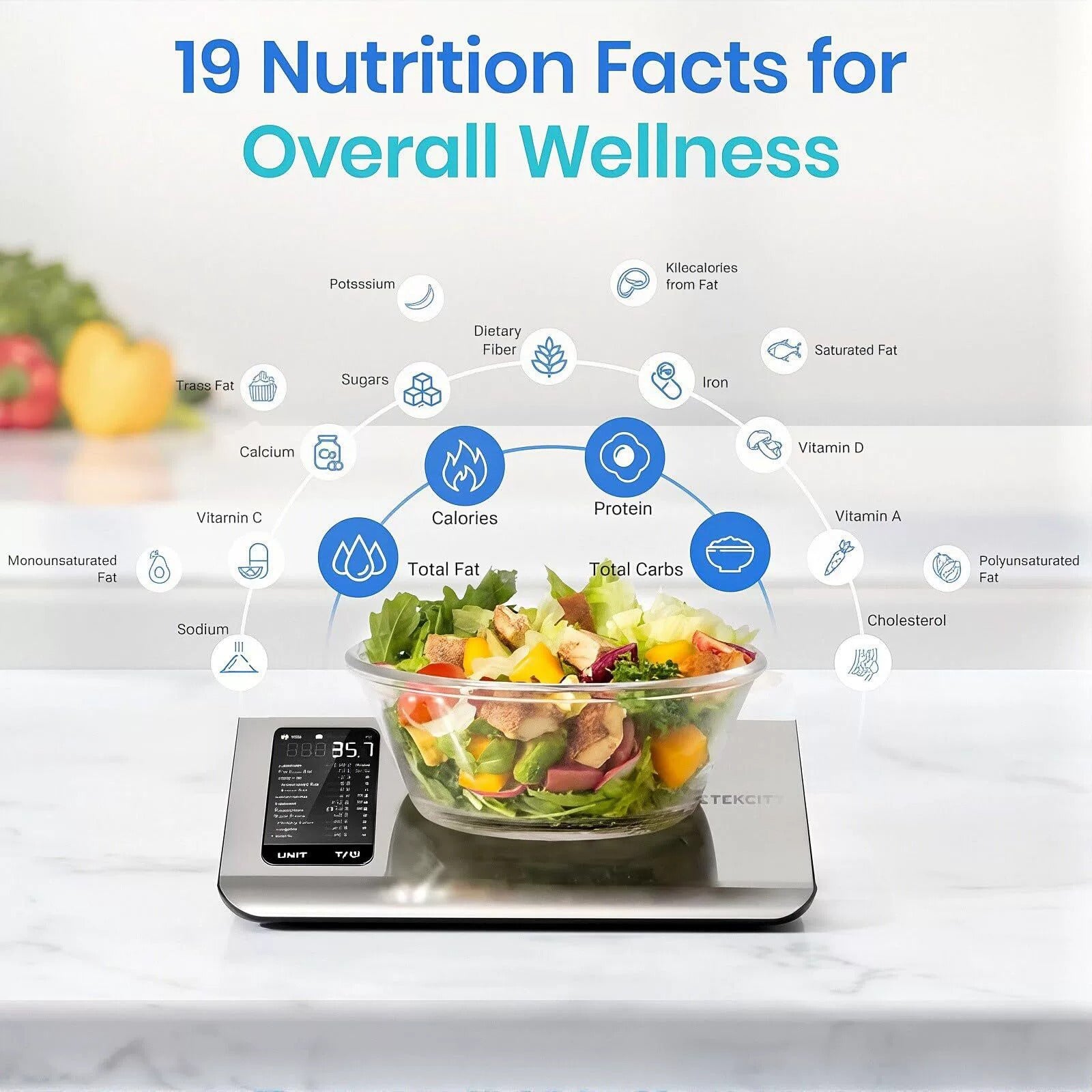 Etekcity Smart Food Kitchen Scale