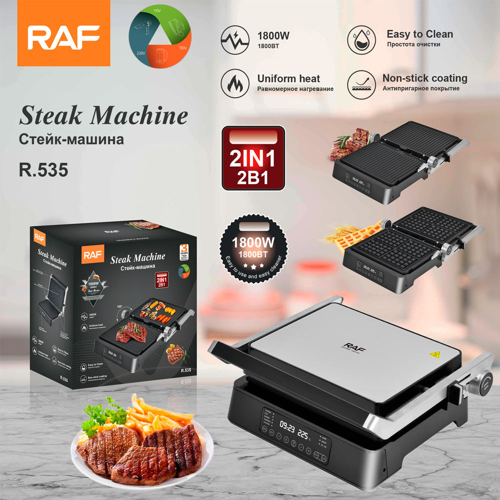 RAF Steak Machine electric grill and waffle maker