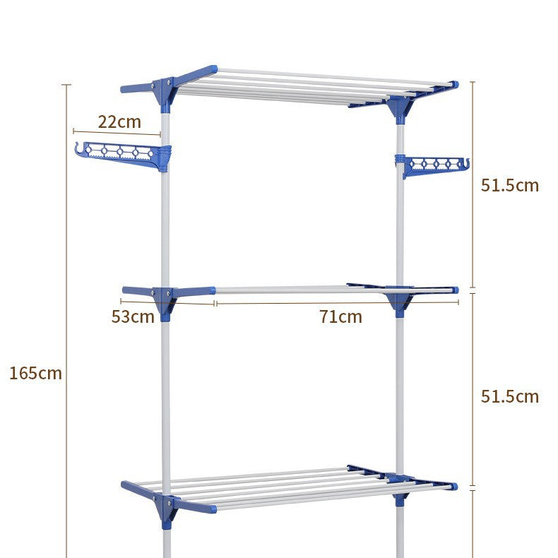 FXY-8268, 3-tier clothes drying rack