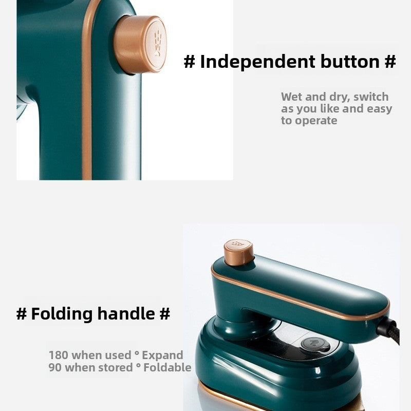 Portable Foldable Electric Iron with Titanium Base