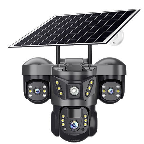 V380 Pro 3-lens solar-powered