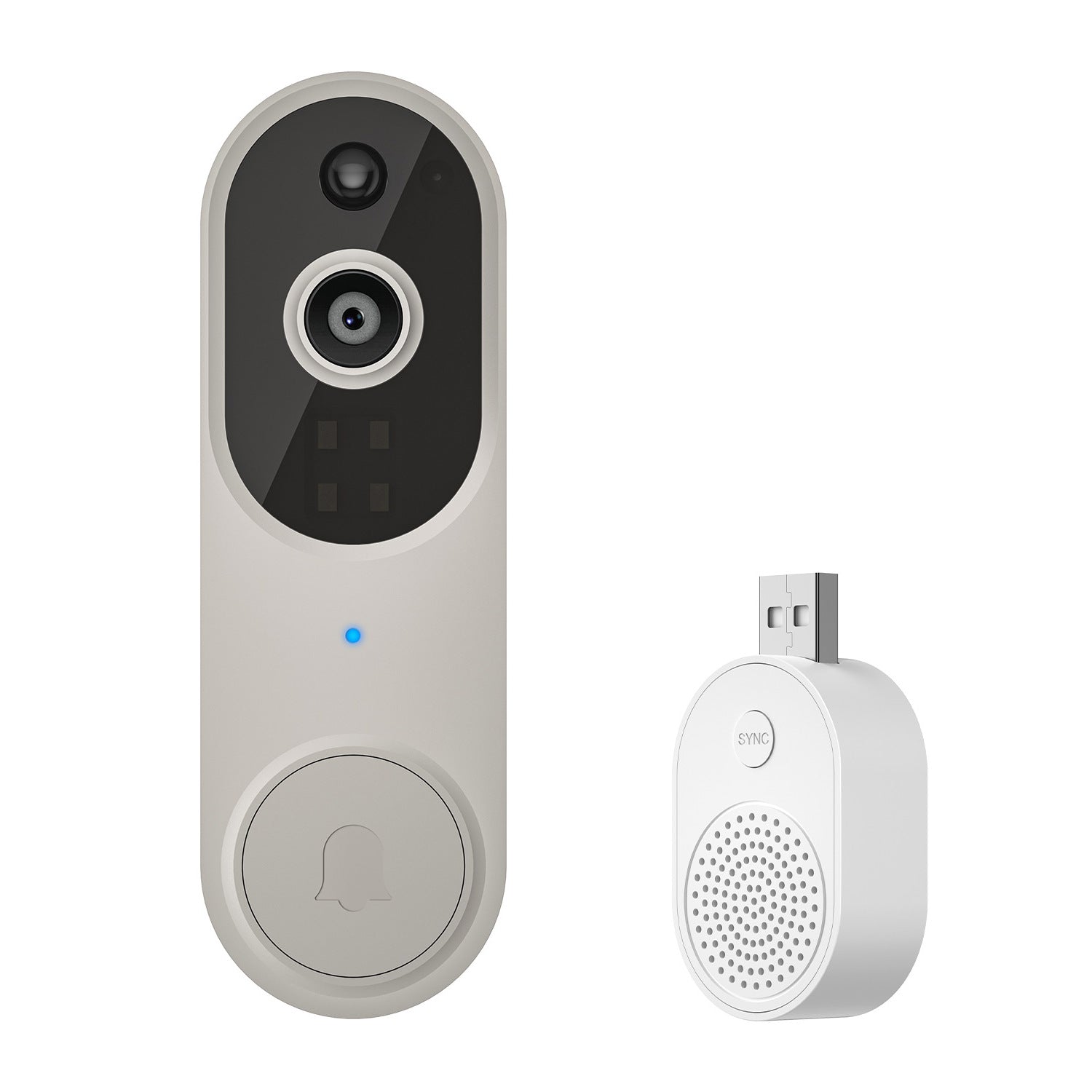 SHARKPOP 1080p Video Doorbell Camera