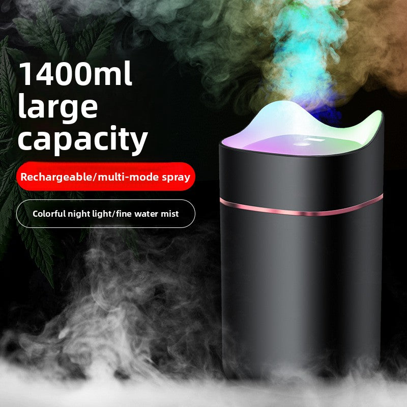 Portable USB Humidifier with Mood Light