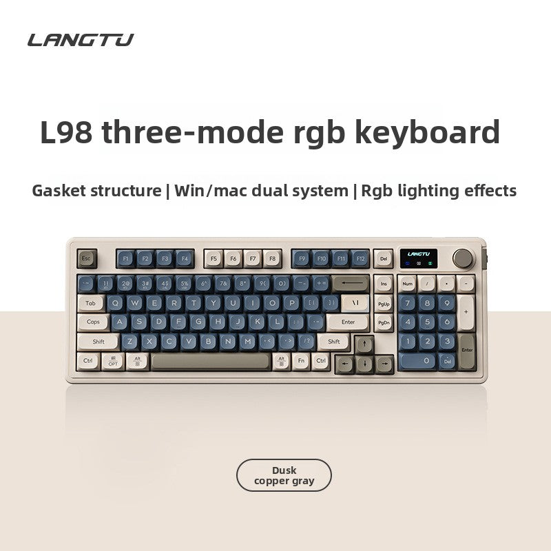 Langtu L98 RGB Tri-mode mechanical gaming keyboard