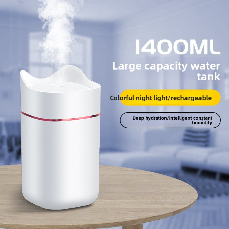 Portable USB Humidifier with Mood Light