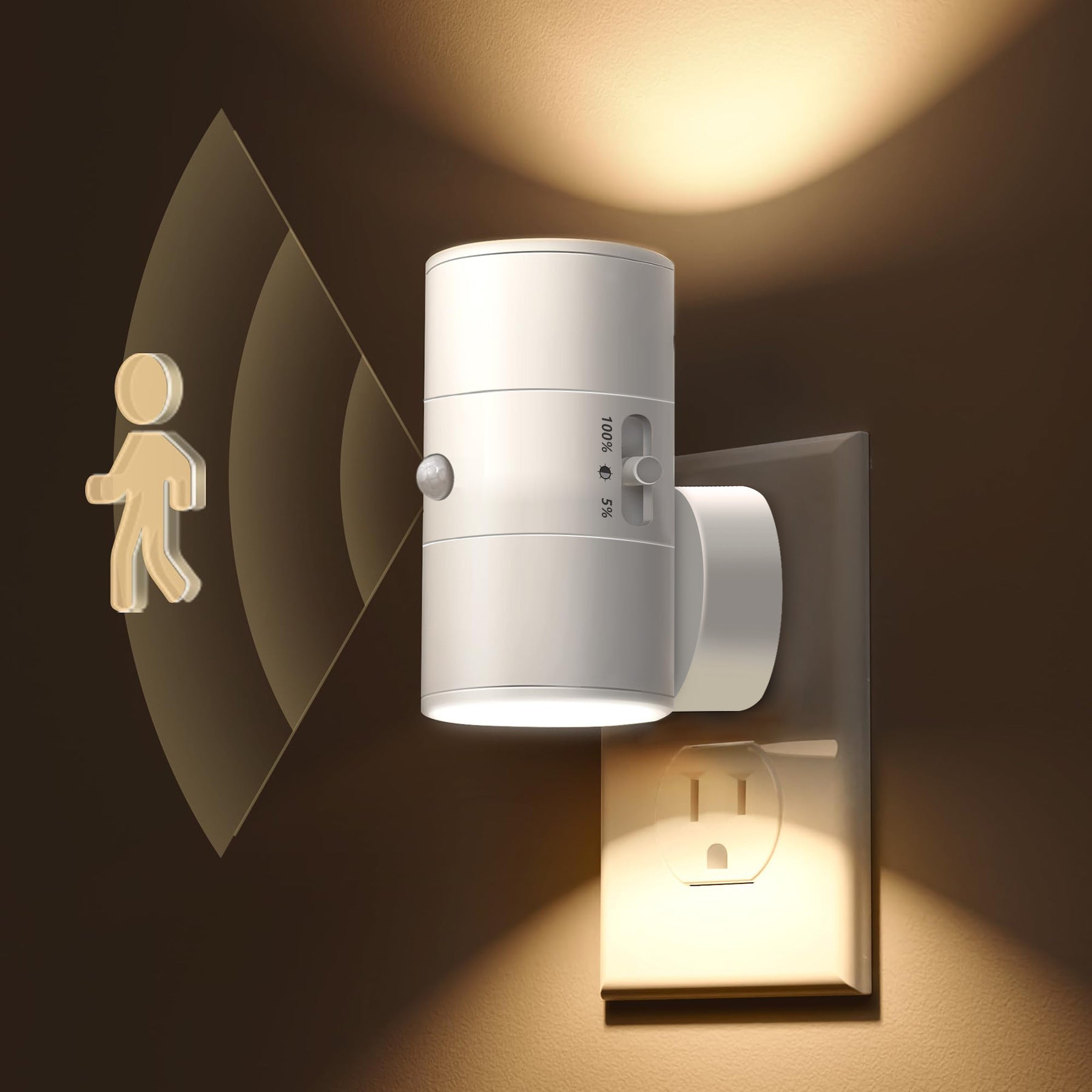 Wireless Motion Sensor Night Light with Magnetic Base