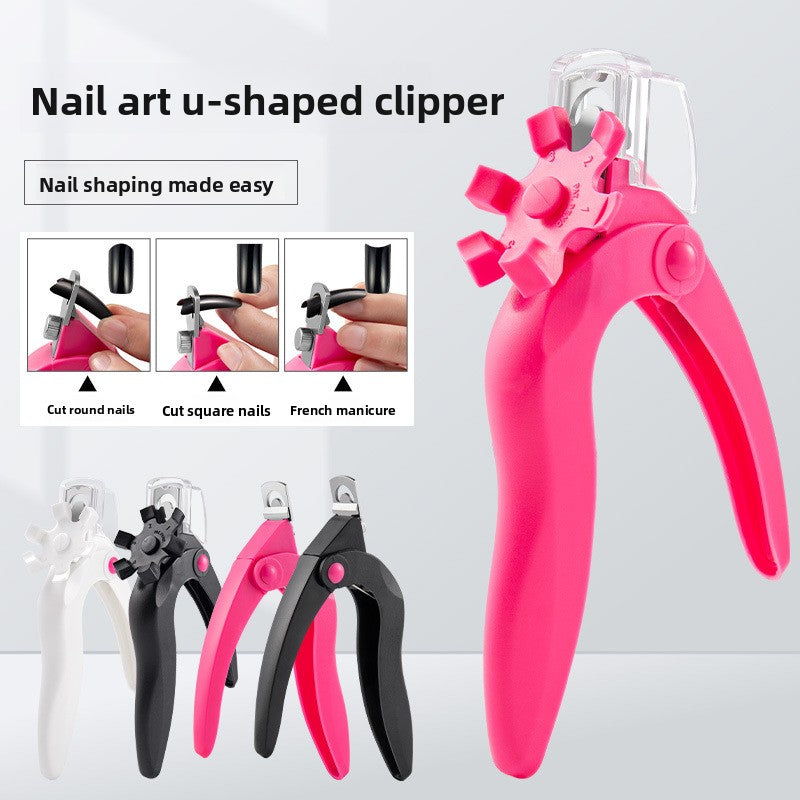 Nail art u-shaped clipper