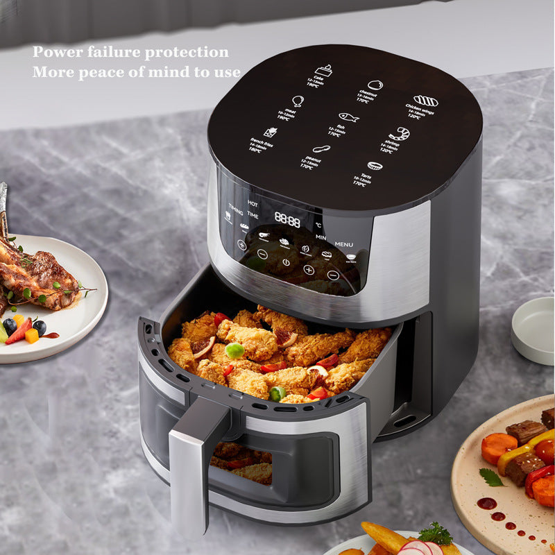 Large-capacity visible air fryer