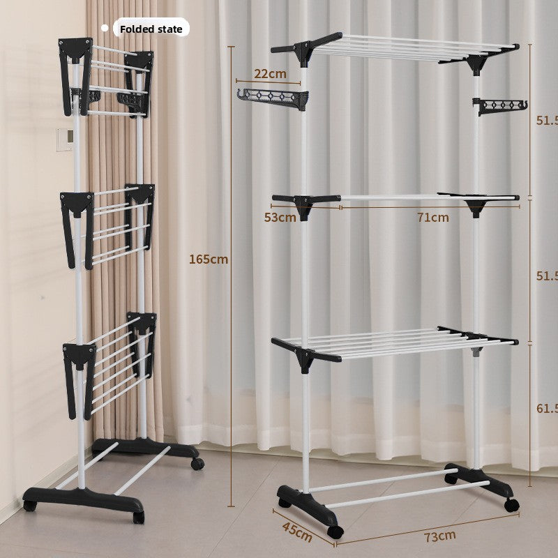 FXY-8268, 3-tier clothes drying rack