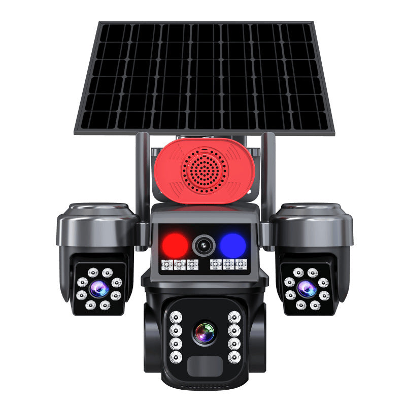 V380 Pro 3-lens solar-powered