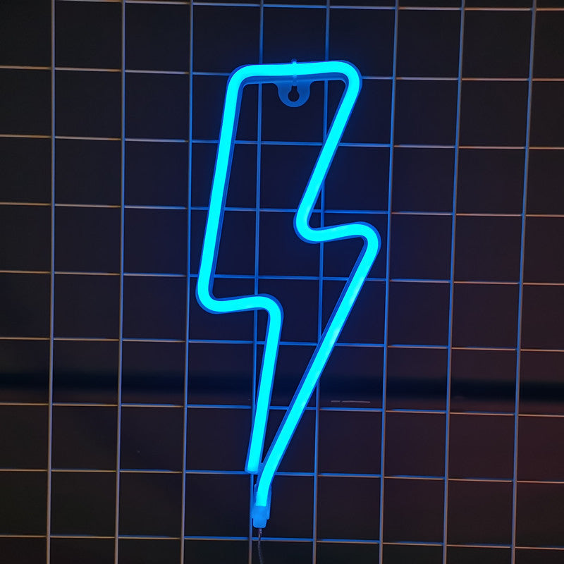 XIYUNTE Neon Lightning bolt sign