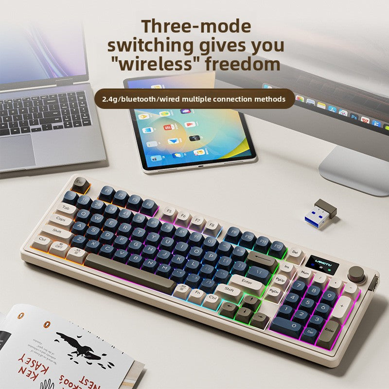Langtu L98 RGB Tri-mode mechanical gaming keyboard