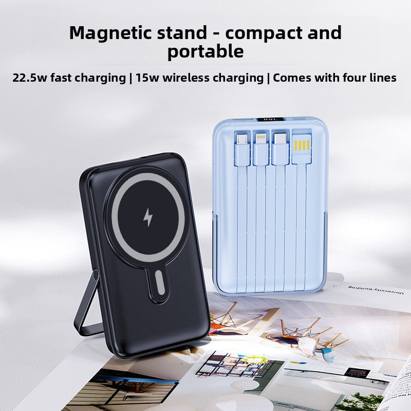Magnetic wireless power bank